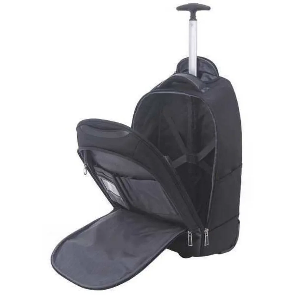 NEW ECO STYLE Tech Exec Rolling Backpack – Black